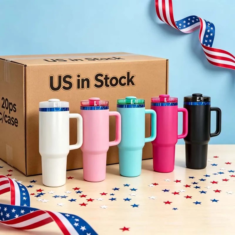 US 40 Oz H2.0 Shatterproof Insulated Cup Tumbler Heat Press