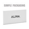 ALINK 100 White Paper Straws Bulk, Biodegradable Drinking Straw for
