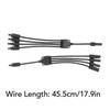 One Pair Solar Panel Adapter Y Branch 1 to 4