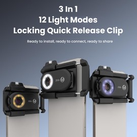 Phone Microscope Lens, 100X 150X 200X HD Zoom Microscope Camera Attachment with Universal Clip, Portable Micro Lens for Kids Adults