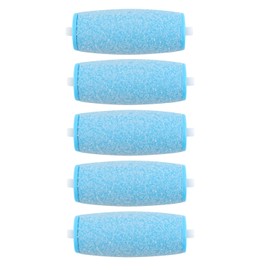 5 Pack Blue Extra Coarse Replacement Refill Roller Compatible with Amope Pedi Refills Electronic Foot File
