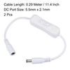 sourcing map DC Cable 5.5mm x 2.1mm 1 Female to