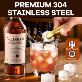 HOTEC Mini Sugar Tongs & Ice Tongs – 12-Pack 4.3" Stainless Steel Tongs for Coffee Bar, Tea Party, Appetizers, Desserts, Buffet – Food-Grade & Dishwasher Safe, Gold