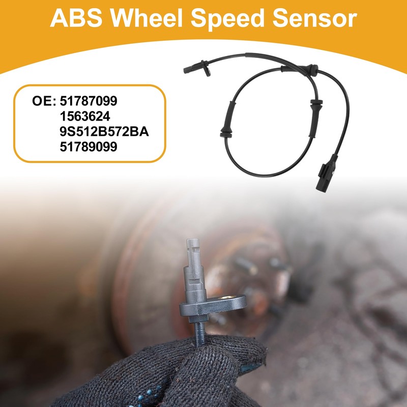 Partuto ABS Wheel Speed Sensor No.51787099/1563624 Rear Left Right ABS