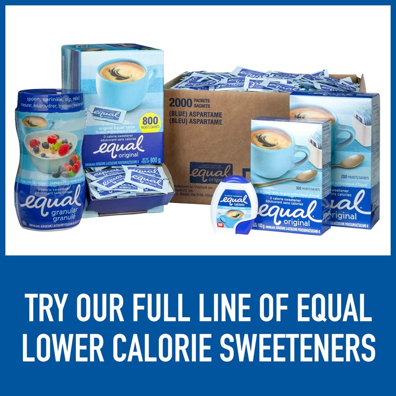 EQUAL 0 Calorie Sweetener, Sugar Substitute, Zero Calorie Sugar Free