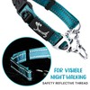 PETTOM Half Check Dog Collar Nylon Escape-proof Reflective Martingale Dog