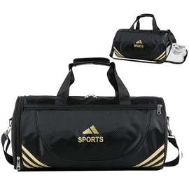 Maxgeen Bolsa de Deporte para Hombre y Mujer,Bolsas Deportiva de Viaje Nailon,Bolsa Gimnasio Grande con Compartimento para Zapatos para Natación,Yoga 