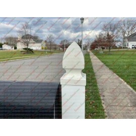 CustomSantaHats.com Outdoor Mini Santa Hat for Mailbox Cap 4x4 Christmas mailbox cover