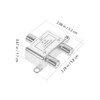 OSALADI Cable Splitter for Tv and Satellite Splitter for Dual