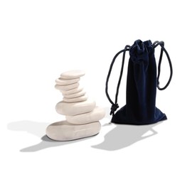 Master Massage Deluxe Standard Marble Cold Stone Set – 9 Pieces per Pack for Professional Massage Therapy