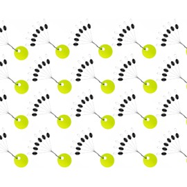 300/600pcs Fishing Bobber Stoppers Black Rubber Oval Floats Fishing Sinkers Fishing Line Stop Stoppers,S/M/L (Black Oval, S-300 Pcs)