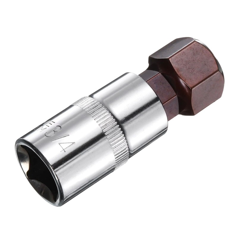 sourcing map 3/4" Hex Bit Socket 1/2" Square Drive SAE