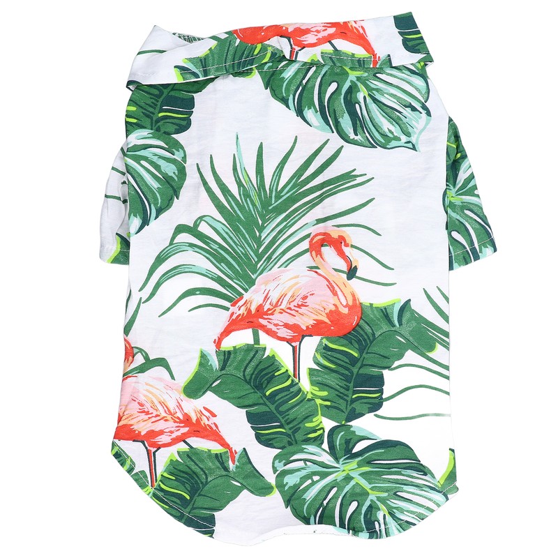 Pet Hawaiian Shirt Hawaiian Style Dog Summer T Shirt Suitable
