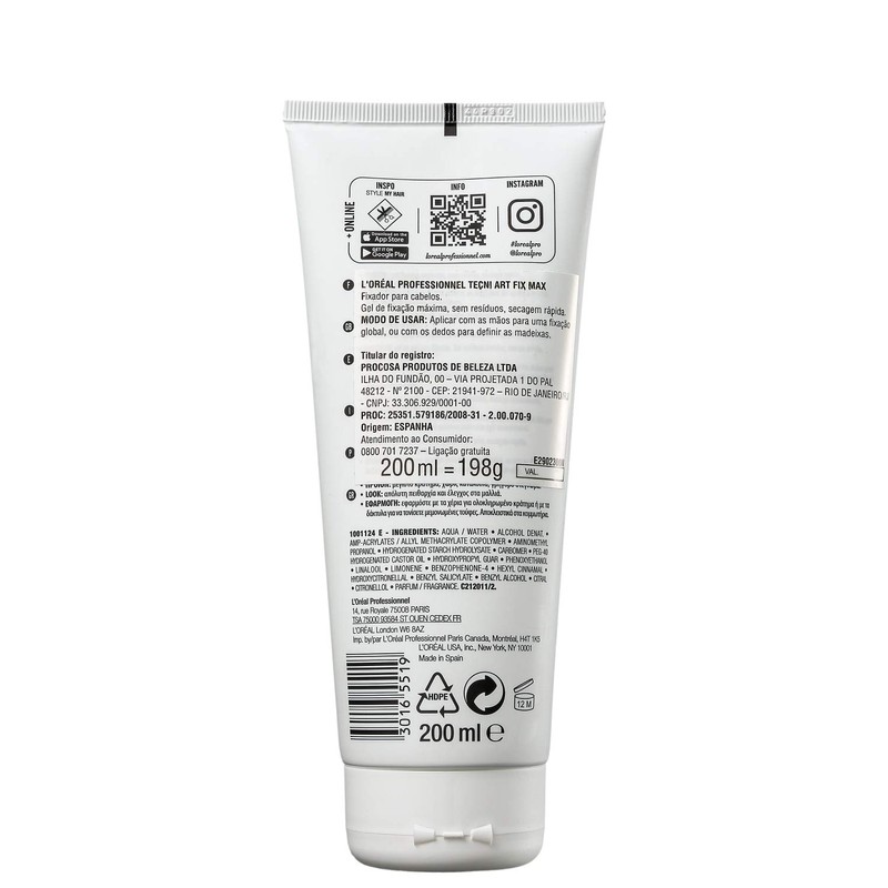 L'Oreal Professional - Tecni Art - Fix Max - Gel