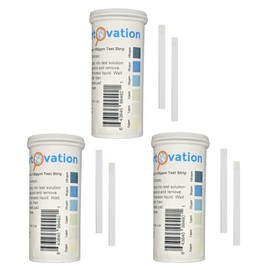 Hydrogen Peroxide H2O2 0-100 ppm Test Strip Kit, Low Level [3 Bottles of 100 Strips Each]