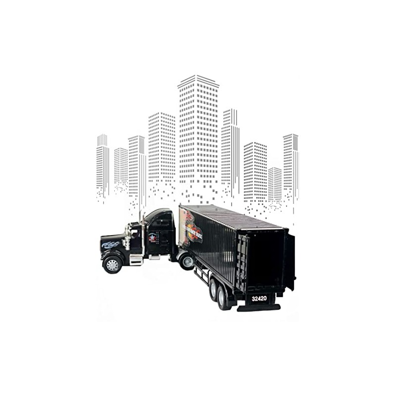 Big Daddy Heavy Duty Tractor Trailer Cargo Transporter with Cargo