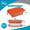 BIRDROCK HOME Collapsible XL BBQ Prep Tub w/Cutting Board, Multi-Function