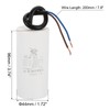 PATIKIL CBB60 40uf Running Capacitor,2Pcs AC 450V 2 Wires 50/60Hz