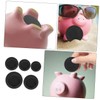 Alasum 5pcs Rubber Piggy Bank Stoppers, Multi-Size Money Box Plugs