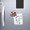 3D Fridge Magnet, Christmas Magnet, Decorative Santa Claus, Perfect for