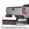 ALLGOOD Tailgate Molding Cap Spoiler Protector,Compatible with Chevy Silverado/GMC Sierra