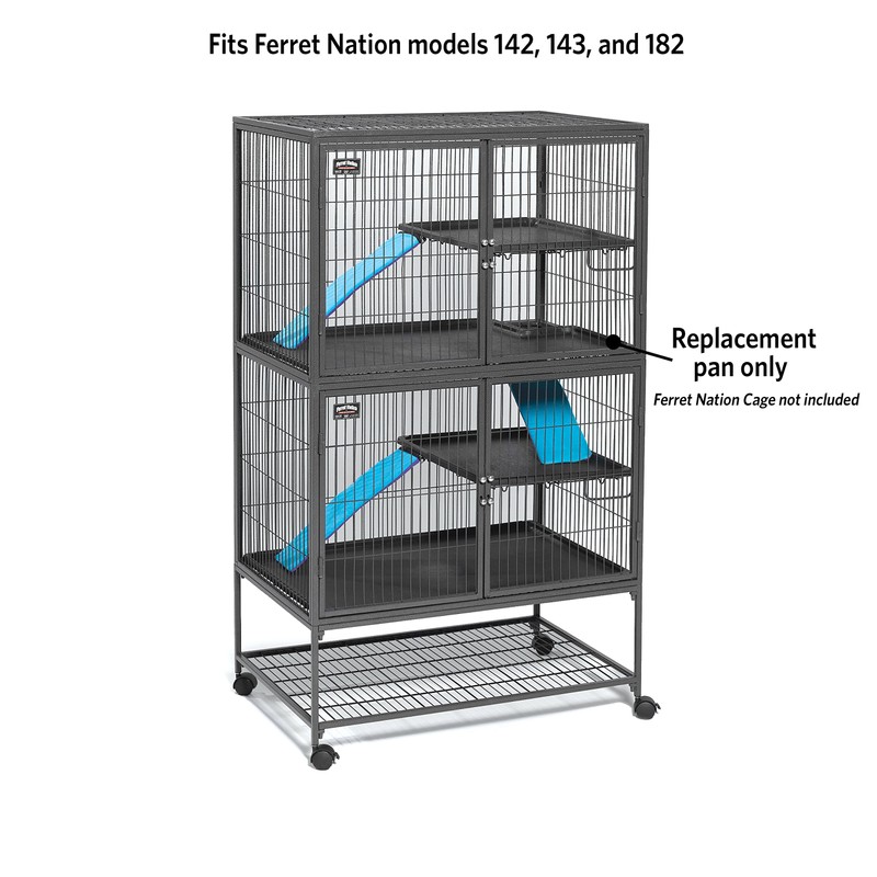 MidWest Homes for Pets 143PAN Replaement Pan for Nation Cages,