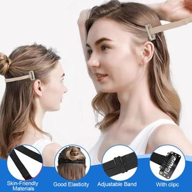 COYUN 3 Stücke Face Lifting Tape Facelifting Tape Bänder Face Lifting Band Facelifting Bänder mit Clips Unsichtbare Face Lift Tape für Kinn, Gesicht Nacken und Augen, Face Tape Lifting Gesicht