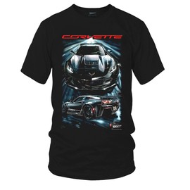 Wicked Metal Corvette c7 Midnight - c7 Corvette t Shirt, Muscle Car Shirt - Corvette t-Shirt