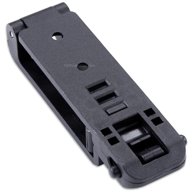 HolsterSmith [1 Pack] Molle Compatible Locking Belt Clip – Adjustable