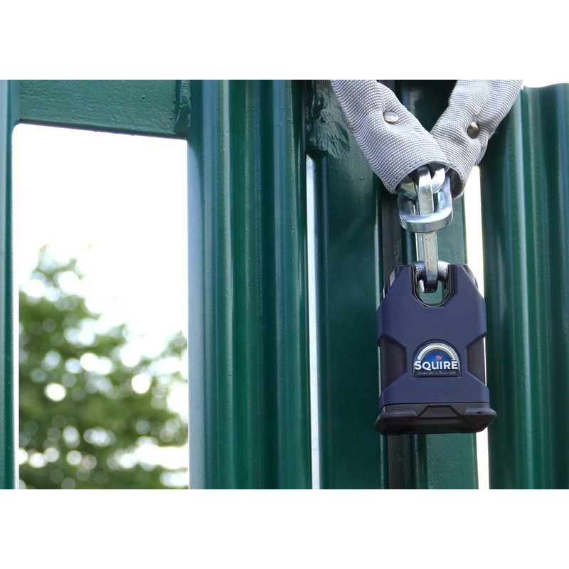 Henry Squire Stronghold P5 Cylinder Closed Shackle Steel Padlock, 50