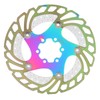 Mountain Bike TitaniumPlated Cooling Disc Brake Rotor 6 Nails Cycling
