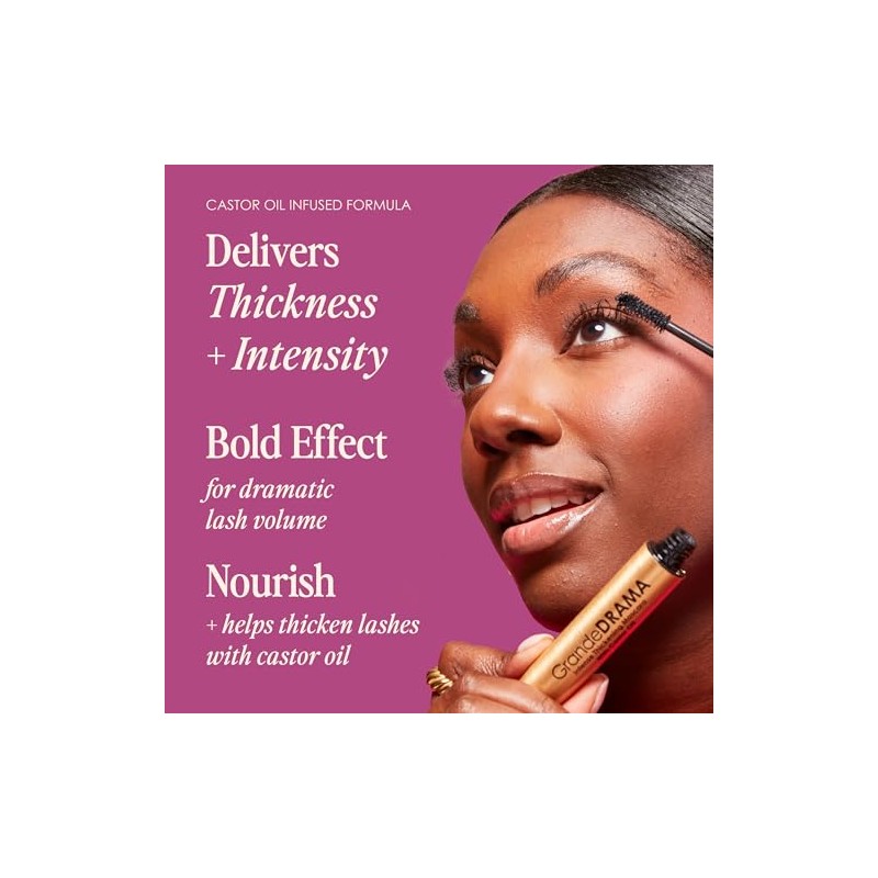 GrandeDRAMA Intense Thickening Mascara with Castor Oil