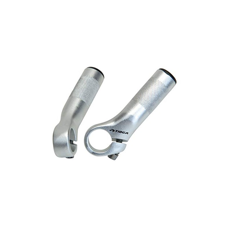 TIOGA Power Studs 5 Silver Aluminum Bar Ends 90mm HBE01301