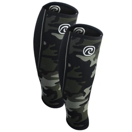 Rehband Neoprene Calf Bandage 1 Piece or 1 Pair, Compression Bandage for Calf and Shin, Shin Guard for Deadlifts, Colour: Camo, 1 Pair, Size: M