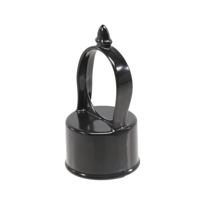 Plum Fittings Black Chain Link Fence Loop Caps 1 5/8"