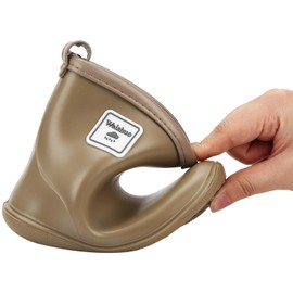 Weishuo Children's Wellington Waterproof Boots, Rain Shoes for Toddler Boys and Girls, 1–8 Years, Camel