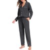 Lovasy Pyjamas for Women Classic Button Down Pjs for Women