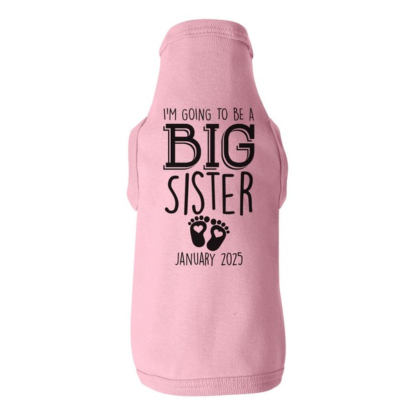 Custom Big Sister Dog Shirt, I'm Going to BE A