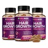 180 Cápsulas Advanced Hair Growth Vitamins Stops Loss