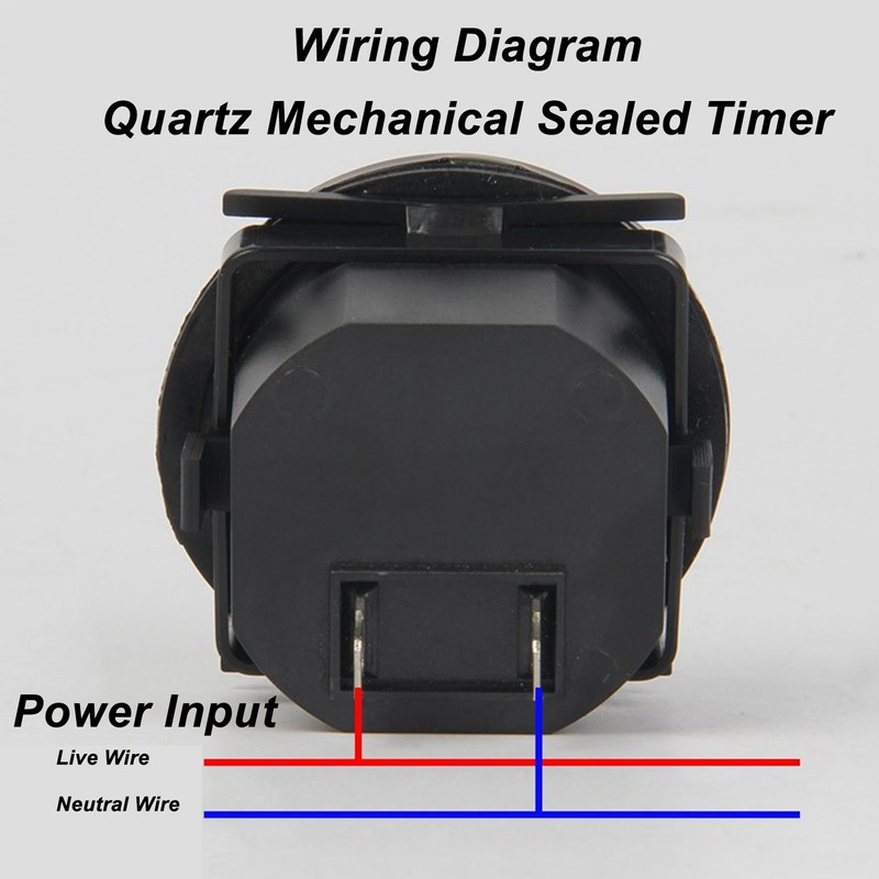 Round Hour Meter PC High Accuracy Quartz Mechanical Hour Meter