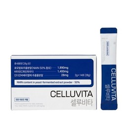 Celluvita NAD NAD activator sirtuin high content NMN stick powder 14 sachets, 1 piece / 셀루비타 NAD 나드 활성제 시르투인 고함량 NMN 스틱 파우더 14포, 1개