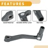 Partuto Folding Motorcycle Gear Shifter Lever for Apollo BBR Aluminum