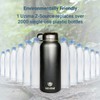 Uzima - Z-Source Filtered Water Bottle for Hiking, Backpacking, Camping,