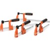 Jorgensen Set of 4 medium weight steel clamps (2-15 cm,