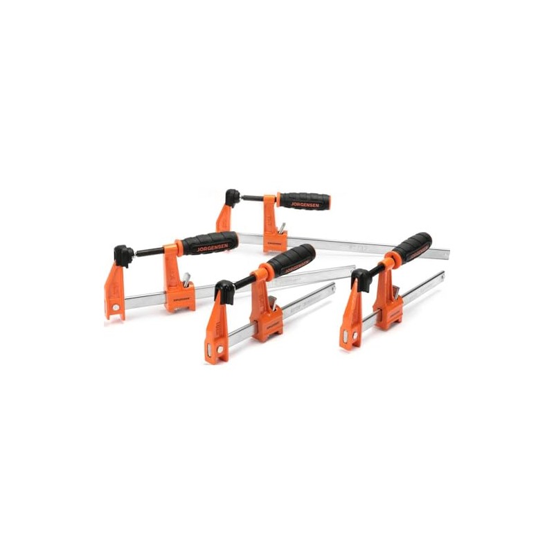 Jorgensen Set of 4 medium weight steel clamps (2-15 cm,