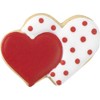 Birkmann 1010688510 Cookie Cutter Double Heart Stainless Steel, 6.5 Cm,