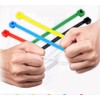 Coloured Assorted Cable Ties 140Pk 100mm x 2.5mm Nylon Plastic