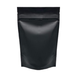 100PCS Resealable Smell Proof Stand Up and Flat Bags Aluminum Foil Pouch Bag 4 x 6 and 6 X 9 Inches Reclosable Mylar Ziplock Bag Food Storage Grip Seal Wrap (Black Stand UP, 6X9 Inch)