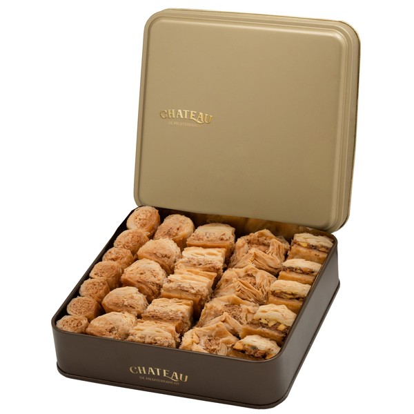 Baklava Tin Selection 500g, Approx 27 pieces of Baklawa, Gift