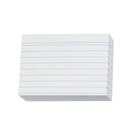 Herlitz Herlitz 1150887 Karteikarte A8, liniert, 200 Stück, weiß